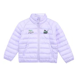 Puma Super Girls Stand Collar Padded Jacket-image-91