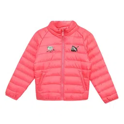 Puma Super Girls Stand Collar Padded Jacket-image-78