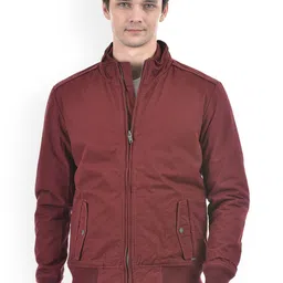 Numero Uno Mock Collar Lightweight Pure Cotton Bomber Jacket-image-22