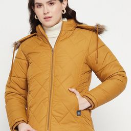 VERO AMORE Insulator Anti Odour Faux Fur Trim Hooded Puffer Jacket-image-6
