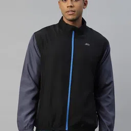 DIDA Colourblocked Mock Collar Dry Fit Technology Lightweight Sporty Jacket-21