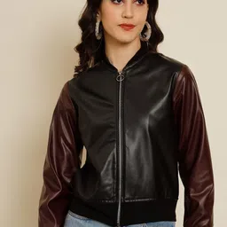 BAESD Colourblocked Bomber Jacket-image-4