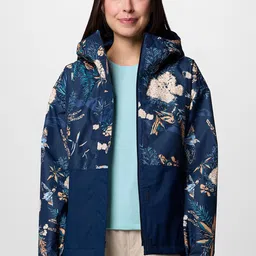 Columbia Omni Tech Hikebound Floral Printed Rain Jacket-image-97