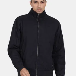 t-base Men Windcheater Cotton Bomber Jacket-image-13