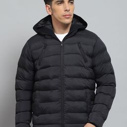Monte Carlo Men Hooded Checked Casual Lightweight Puffer Jacket-image-80