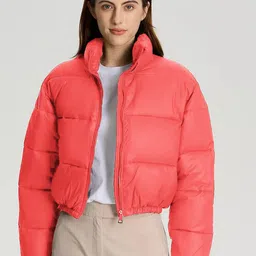 Kotty Mock Collar Crop Puffer Jacket-picture-44