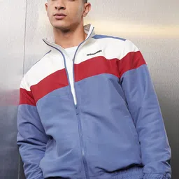 HIGHLANDER Men Colourblocked Crop Sporty Jacket-picture-54