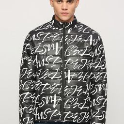 Pepe Jeans Typography Printed Puffer Jacket-image-42