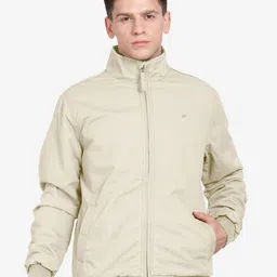 t-base Mock Collar Insulator Pure Cotton Bomber Jacket-picture-3