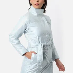 Campus Sutra Windcheater Tie Ups Puffer Jacket-image-97