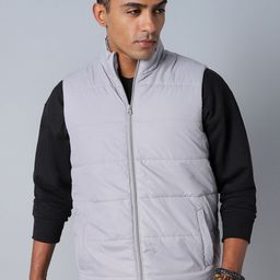 High Star Men Grey Outdoor Padded Jacket-picture-50