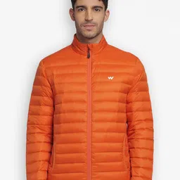 Wildcraft Men Orange Water Resistant Outdoor Puffer Jacket-image-25