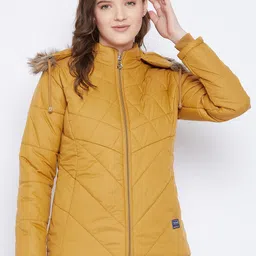 VERO AMORE Women Mustard Insulator Puffer Jacket-23