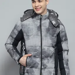 Monte Carlo Men Washed Lightweight Outdoor Puffer Jacket-29