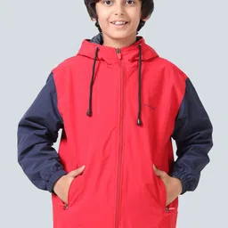 Plutus Boys Water Resistant Outdoor Sporty Jacket-image-9