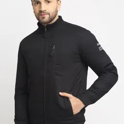 HOUSE OF VEDAS Men Black Lightweight Outdoor Sporty Jacket-picture-39