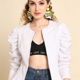 BAESD Women Linen Crop Open Front Jacket-12