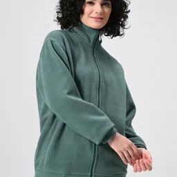 BAESD Women Woollen Lightweight Open Front Jacket-picture-6