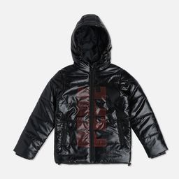 Pepe Jeans Boys Typography Printed Hooded Puffer Jacket-image-2