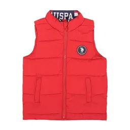 U.S. Polo Assn. Kids Boys Mock Collar Sleeveless Padded Jacket-picture-20