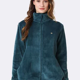 Van Heusen Athleisure Long Sleeve Mock Collar Velvet Jacket-picture-23