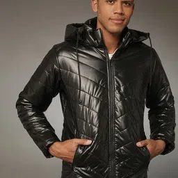 Campus Sutra Hooded Windcheater Puffer Jacket-image-33