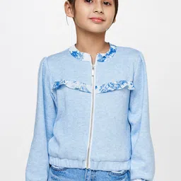AND Girls Blue Denim Jacket-image-47