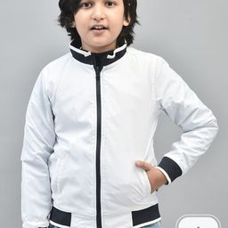 Crimsoune Club Boys Mock Collar Reversible Lightweight Bomber Jacket-26