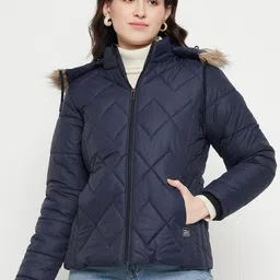 VERO AMORE Hooded Faux Fur Trim Detail Anti Odour Insulator Padded Jacket-58