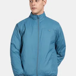 t-base Men Blue Bomber Jacket-image-48