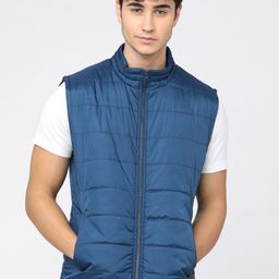 HIGHLANDER Men Navy Blue Puffer Jacket-image-65