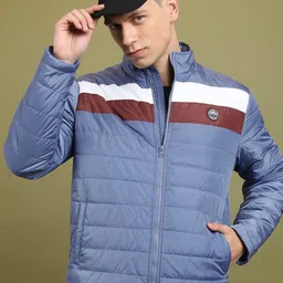 HIGHLANDER Colourblocked High Neck Puffer Jacket-picture-6