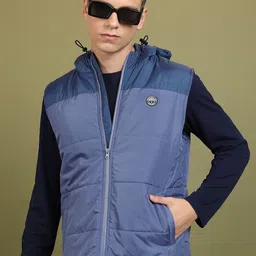HIGHLANDER Hooded Sleeveless Padded Jacket-24