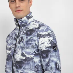 Allen Solly Abstract Printed Bomber Jacket image 3