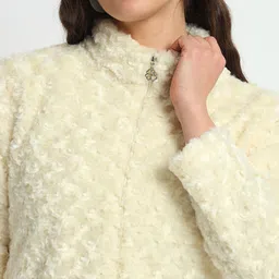 RAER Self Design Mock Collar Lightweight Open Front Jacket image 4