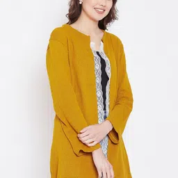 BAESD Longline Nylon Open Front Shrug image 2