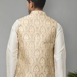 Anouk Printed Woven Design Nehru Jacket image 2