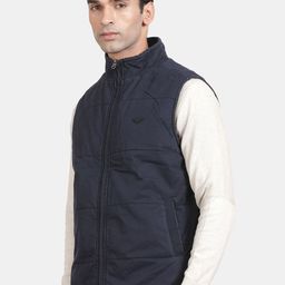 t-base Mock Collar Reversible Padded Jacket image 5
