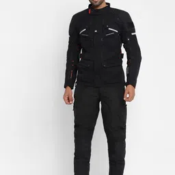 Royal Enfield Nirvik V2 Mock Collar Riding Jacket With Zip Detail image 3