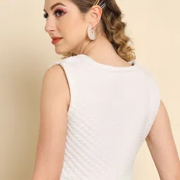 TANDUL Collarless Lightweight Crop Open Front Jacket image 2