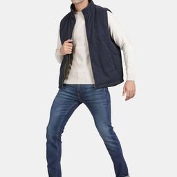 t-base Mock Collar Reversible Padded Jacket image 3