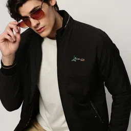 SHOWOFF Mock Collar Windcheater Bomber Jacket-41
