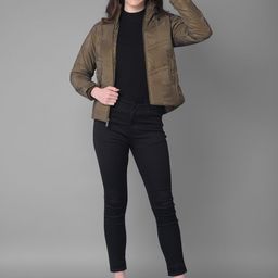 Crimsoune Club Mock Collar Bomber Jacket-image-86