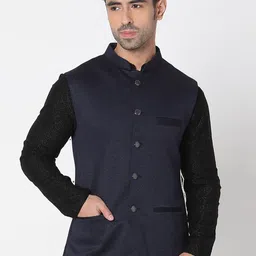 Ethnicity Mandarin Collar Nehru Jacket-picture-12