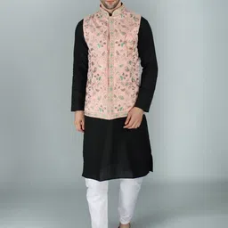 Exotic India Embroidered Nehru Jacket-picture-37