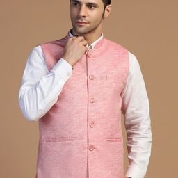 TAHVO Cotton Linen Nehru Jacket-25