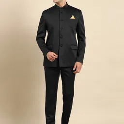 TheEthnic.Co Bandhgala Two Piece Party Suit-45