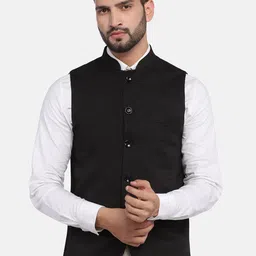 TAHVO Regular Fit Nehru Jacket-image-7