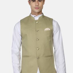 TAHVO Satin Nehru Jackets-image-8