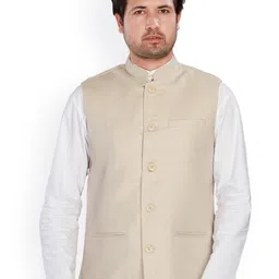 Authentics Mandarin Collar Nehru Jacket-58